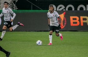 Marquinhos em sua estreia na partida entre Corinthians e So Paulo, na Neo Qumica Arena