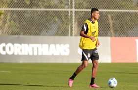 Rodrigo Varanda no treino do Corinthians que se prepara para o prximo jogo no Brasileiro
