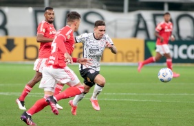 Gustavo Mosquito durante a partida entre Corinthians e Internacional, na Neo Qumica Arena