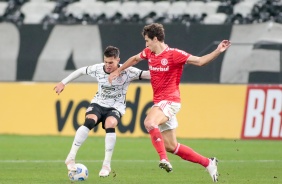 Mateus Vital durante a partida entre Corinthians e Internacional, na Neo Qumica Arena