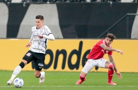 Mateus Vital durante o jogo entre Corinthians e Internacional, vlido pelo Brasileiro