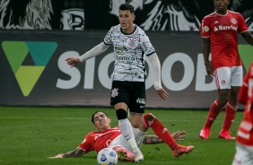 Mateus Vital na partida entre Corinthians e Internacional, na Neo Química Arena