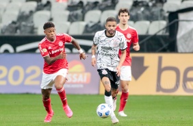 Vitinho durante o duelo entre Corinthians e Internacional, vlido pelo Brasileiro