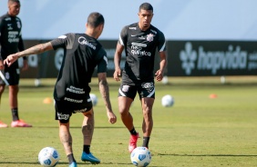 Lo Natel no ltimo treino antes do jogo entre Corinthians e Chapecoense