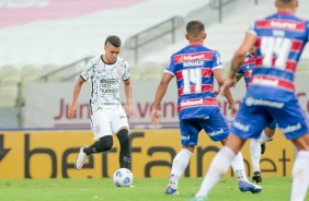Cantillo durante jogo entre Corinthians e Fortaleza, no Castelão, pelo Campeonato Brasileiro