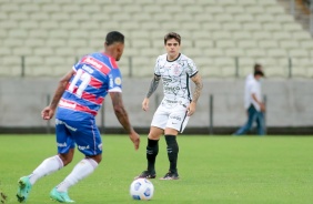 Fagner durante jogo entre Corinthians e Fortaleza, no Castelão, pelo Campeonato Brasileiro