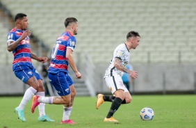 Gustavo Mosquito durante jogo entre Corinthians e Fortaleza, no Castelo, pelo Campeonato Brasileiro