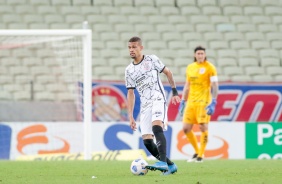 Joo Victor durante jogo entre Corinthians e Fortaleza, no Castelo, pelo Campeonato Brasileiro