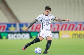 Lateral Fagner durante jogo entre Corinthians e Fortaleza, no Castelão, pelo Campeonato Brasileiro