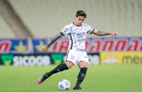 Lateral Fagner durante jogo entre Corinthians e Fortaleza, no Castelo, pelo Campeonato Brasileiro