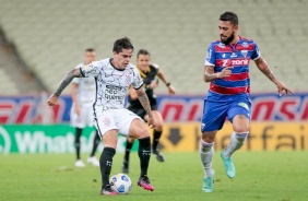 Lateral Fagner durante jogo entre Corinthians e Fortaleza, no Castelo, pelo Campeonato Brasileiro