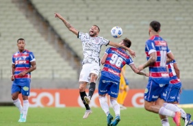 Vitinho durante jogo entre Corinthians e Fortaleza, no Castelo, pelo Campeonato Brasileiro