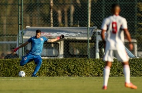 Alan Gobetti durante jogo entre So Paulo e Corinthians, pelo Campeonato Brasileiro Sub-20