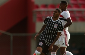 Antony durante jogo entre So Paulo e Corinthians, pelo Campeonato Brasileiro Sub-20