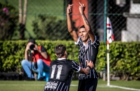 Antony durante jogo entre So Paulo e Corinthians, pelo Campeonato Brasileiro Sub-20