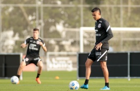 Victor Cantillo durante treinamento no CT Dr. Joaquim Grava