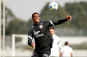 Atacante J durante ltimo treino antes do jogo entre Corinthians e Atltico-MG