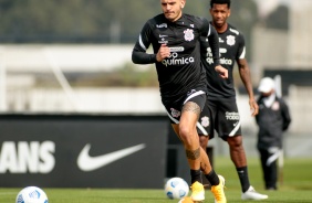 Fbio Santos durante ltimo treino antes do jogo entre Corinthians e Atltico-MG