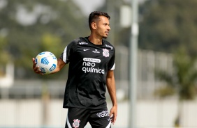 Lucas Belezi durante ltimo treino antes do jogo entre Corinthians e Atltico-MG