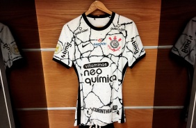 Camisa do Corinthians pronta para o jogo contra o Atlético-MG, na Neo Química Arena