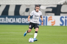 Gabriel durante partida entre Corinthians e Atltico-MG, pelo Brasileiro