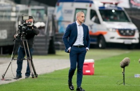 Sylvinho durante partida entre Corinthians e Atltico-MG, pelo Brasileiro