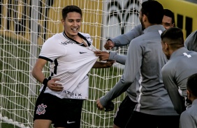 Keven durante jogo entre Corinthians e Amrica-MG, pelo Brasileiro Sub-20