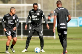 Du Queiroz e J durante treino no CT Dr. Joaquim Grava