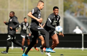 Joo Victor e Gil durante treino no CT Dr. Joaquim Grava