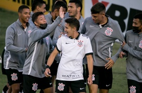 Keven durante jogo entre Corinthians e América-MG, pelo Brasileiro Sub-20