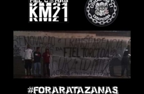 Protestos da torcida se espalharam pelo Brasil e pelo mundo nesta quarta-feira