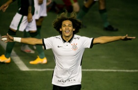 Rodrigo Biro durante jogo entre Corinthians e Amrica-MG, pelo Brasileiro Sub-20