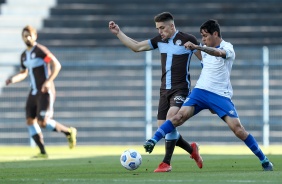 Matheus Melo durante jogo entre Corinthians e Ava, pelo Brasileiro de Aspirantes