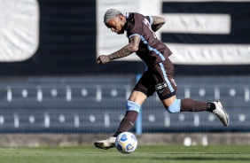 Rafael Bilu durante jogo entre Corinthians e Ava, pelo Brasileiro de Aspirantes