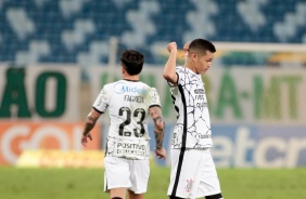 Adson marcou primeiro gol pelo Corinthians contra o Cuiab