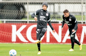 Adson em treino preparatório para jogo contra o Flamengo, pelo Campeonato Brasileiro