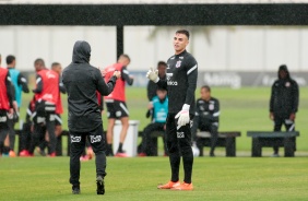 Donelli em treino preparatório para jogo contra o Flamengo, pelo Campeonato Brasileiro