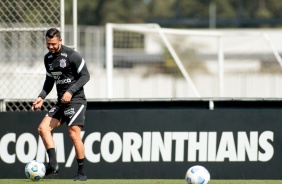 Giuliano durante ltimo treino do Corinthians antes do jogo contra o Flamengo