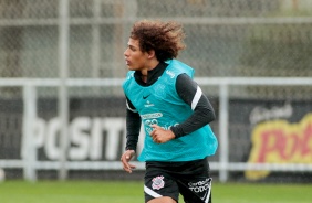 Guilherme Biro em treino preparatório para jogo contra o Flamengo, pelo Campeonato Brasileiro