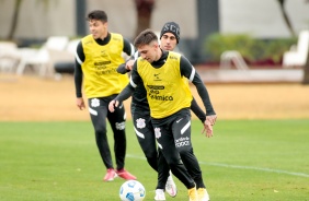 Gustavo Silva em treino preparatório para jogo contra o Flamengo, pelo Campeonato Brasileiro