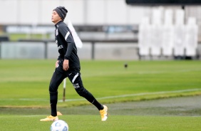 Jovem Adson em treino preparatório para jogo contra o Flamengo, pelo Campeonato Brasileiro