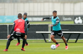 Juan David em treino preparatório para jogo contra o Flamengo, pelo Campeonato Brasileiro