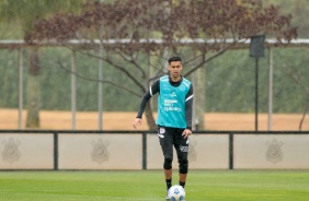 Lo Santos em treino preparatrio para jogo contra o Flamengo, pelo Campeonato Brasileiro