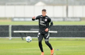 Mateus Vital em treino preparatório para jogo contra o Flamengo, pelo Campeonato Brasileiro