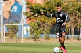 Ruan durante ltimo treino do Corinthians antes do jogo contra o Flamengo