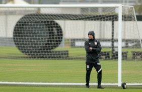 Sylvinho em treino preparatrio para jogo contra o Flamengo, pelo Campeonato Brasileiro