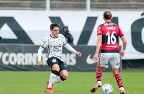 Lateral Fagner durante jogo entre Corinthians e Flamengo, pelo Brasileiro, na Neo Qumica Arena