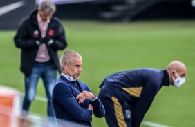 Sylvinho comandou a derrota contra o Flamengo, pelo Campeonato Brasileiro, na Neo Qumica Arena