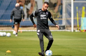 Renato Augusto em treino do Corinthians