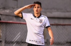 Matheus Arajo marcou o gol da vitria do Corinthians sobre a Portuguesa, pelo Paulista Sub-20